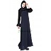 Dual colored abaya- Blue-Black Dual colored abaya- Blue-Black